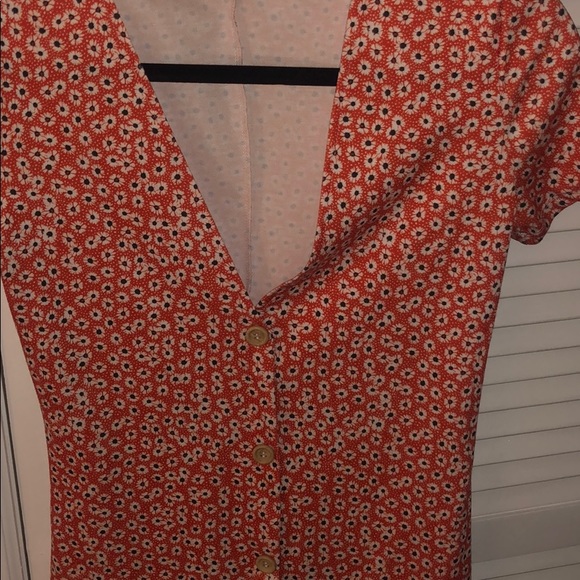 Zara Botton Front Midi Dress - Picture 6 of 8